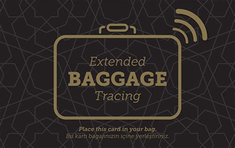 what is rfid baggage card|turkish airlines baggage drop off.